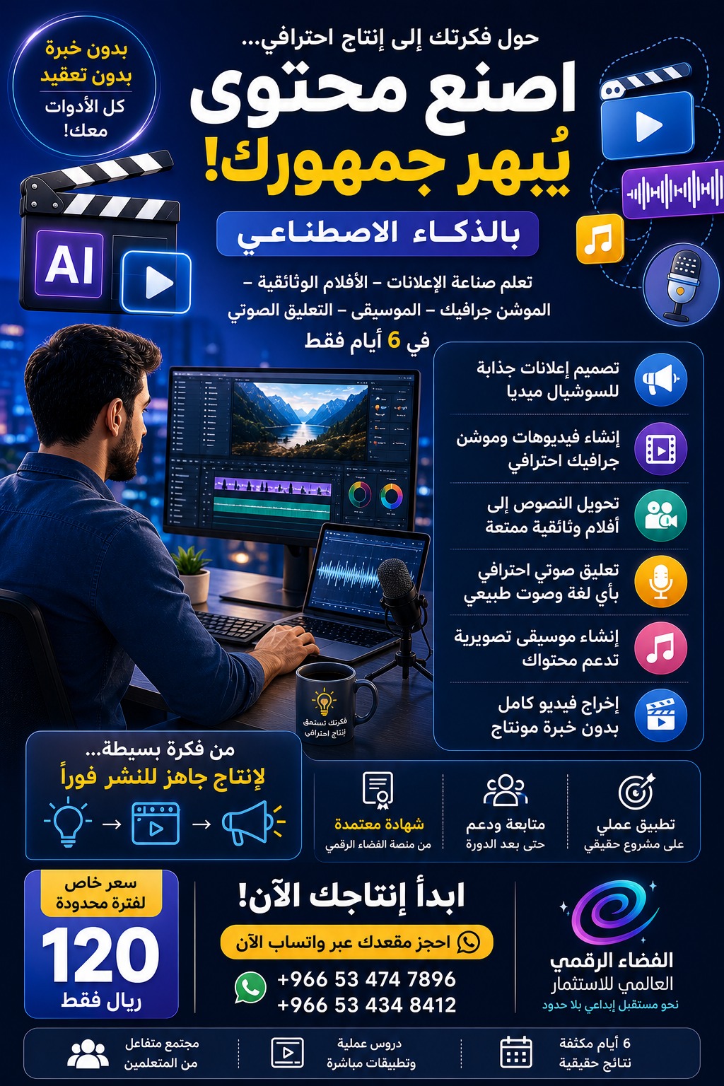 الذكاء الاصطناعي وصناعة المحتوى: فرصة جديدة لصناع النجاح الرقمي